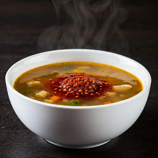 zuppa con peperoncino