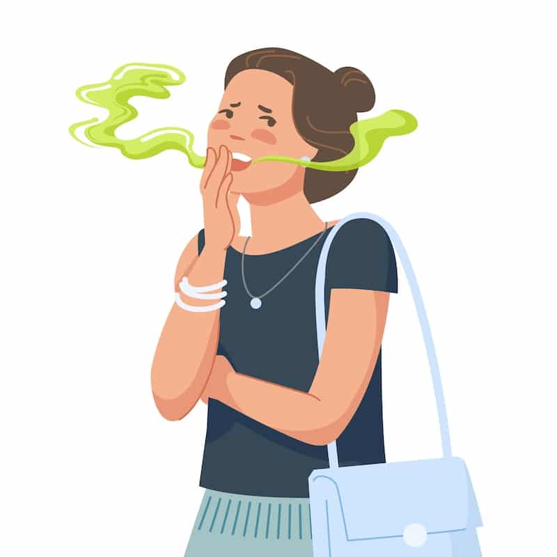 alimentazione e alitosi